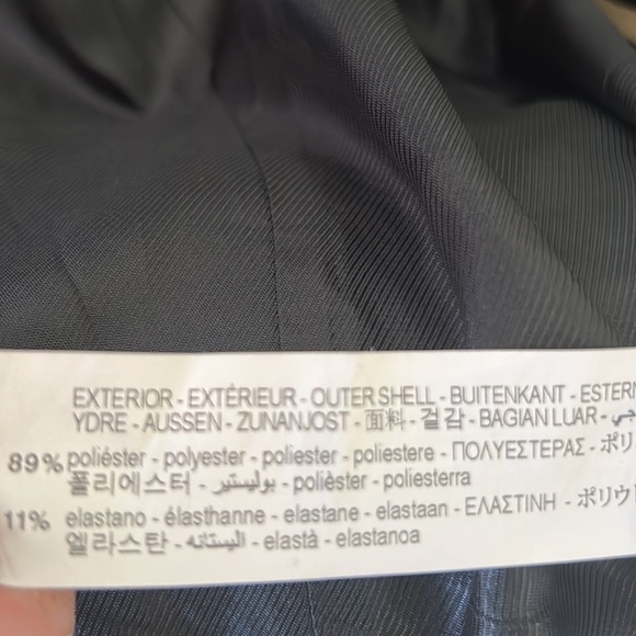 Zara Black Sleeveless Double Breasted Pleated Blazer Mini Dress Waistcoat - XS - Picture 14 of 16